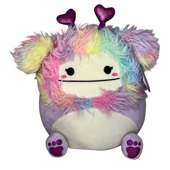 Squishmallows CONRADINA the Bigfoot 12" SELECT SERIES Rainbow Hair - Picture 1 of 3